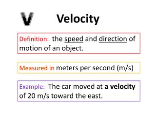 Velocity