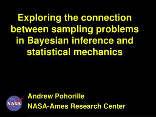 Exploring the connection between sampling problems in Bayesian inference and statistical mechanics