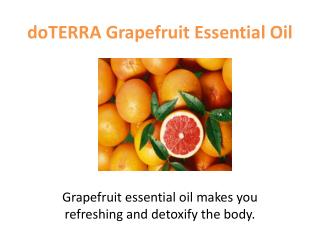 doTERRA Grapefruit Essential Oil