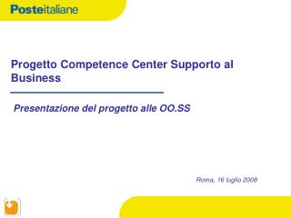 Progetto Competence Center Supporto al Business