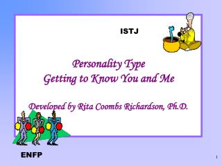 Personality Type Getting to Know You and Me Developed by Rita Coombs Richardson, Ph.D.
