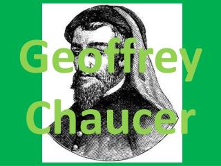 Geoffrey Chaucer