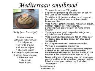 Mediterraan smulbrood