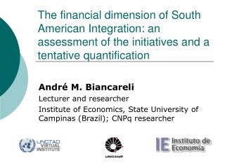 André M. Biancareli Lecturer and researcher
