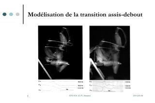 Modélisation de la transition assis-debout