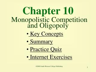 oligopoly essay grade 10