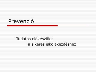 Prevenció