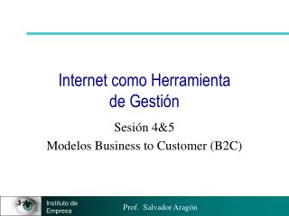 Internet como Herramienta de Gestión