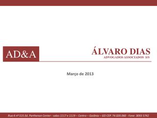 Março de 2013