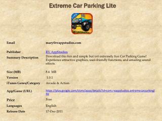 Extreme Car Parking Lite for Android
