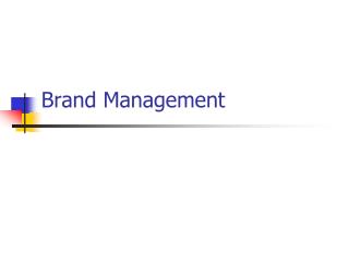 Brand Management