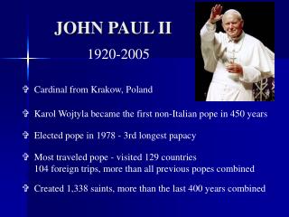 JOHN PAUL II