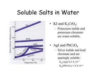 Insoluble salts precipitate soluble PowerPoint (PPT) Presentations ...