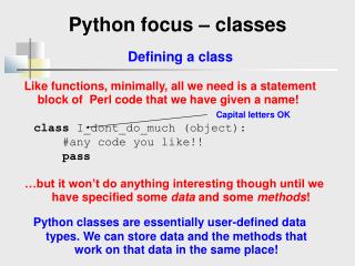 PPT - Python: Classes PowerPoint Presentation - ID:5568887