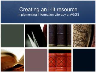 Creating an i-lit resource