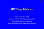 HIV Entry Inhibitors
