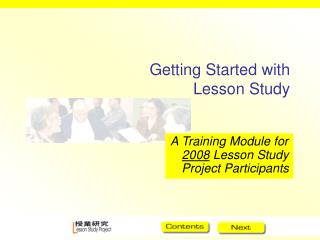 Getting Started with Lesson Study