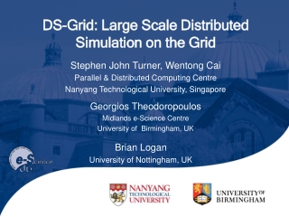 DS-Grid: Large Scale Distributed Simulation on the Grid