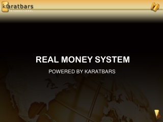 REAL MONEY SYSTEM