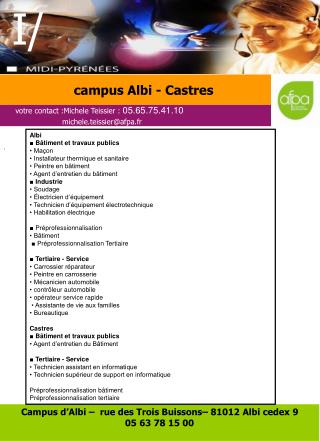 campus Albi - Castres