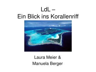 LdL – Ein Blick ins Korallenriff