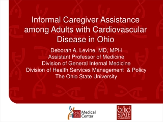 Informal Caregiver Assistance among Adults with Cardiovascular Disease in Ohio