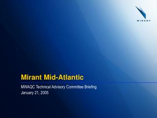 Mirant Mid-Atlantic