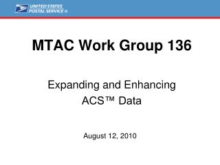 MTAC Work Group 136