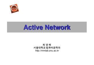 Active Network