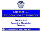 Chapter 11 Introduction To Genetics