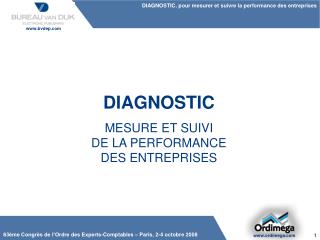 DIAGNOSTIC MESURE ET SUIVI DE LA PERFORMANCE DES ENTREPRISES