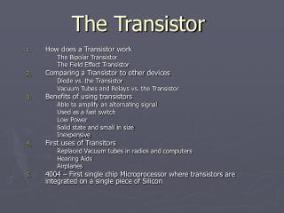 The Transistor