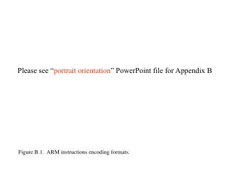 Please see “ portrait orientation ” PowerPoint file for Appendix B