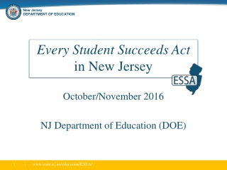 Every Student Succeeds Act in New Jersey