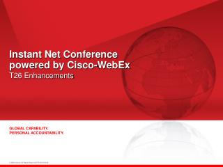 Instant Net Conference powered by Cisco-WebEx