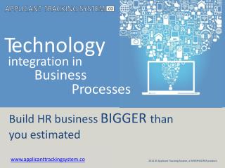 Technology integration in HR Business Processes