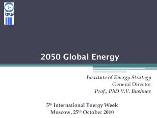 2050 Global Energy