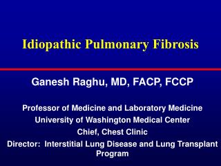 pulmonary fibrosis case presentation ppt