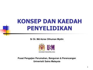 Konsep dan Kaedah Penyelidikan