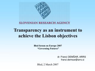 Bled, 2 March 2007