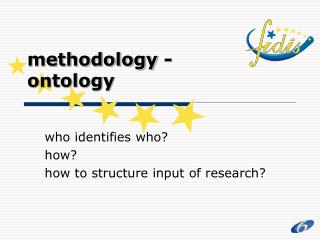 methodology - ontology