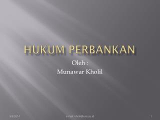 HUKUM PERBANKAN
