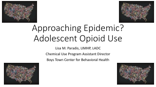 Approaching Epidemic? Adolescent Opioid Use