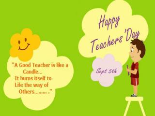 Send happy teachers day greating with flowers to hyderabad