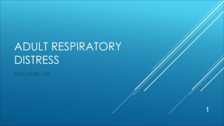 ADULT RESPIRATORY DISTRESS