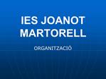 IES JOANOT MARTORELL