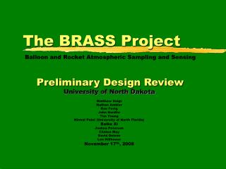 The BRASS Project