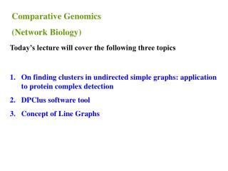 On finding clusters in undirected simple graphs: application to protein complex detection