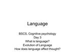 Language