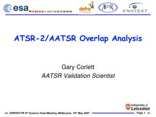 ATSR-2/AATSR Overlap Analysis